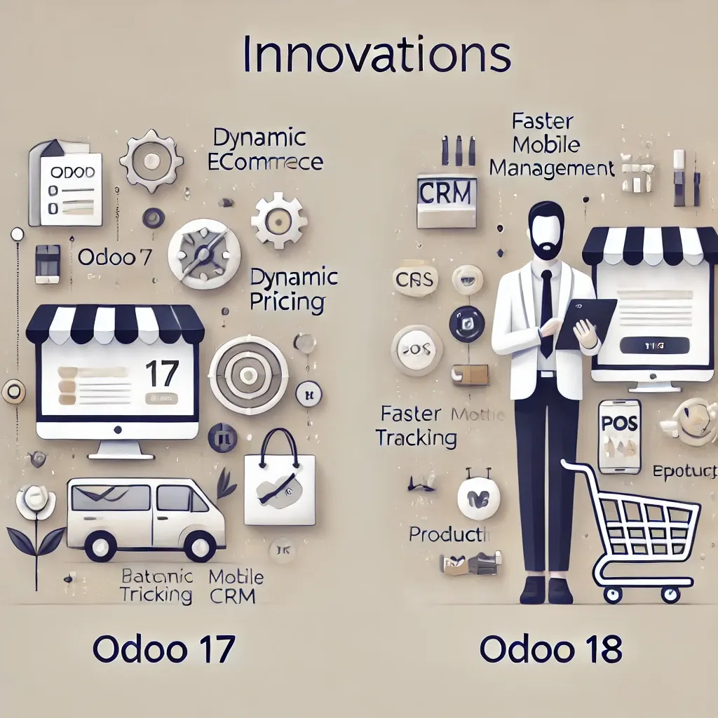 Important Updates and Innovations from Odoo 17 to Odoo 18
